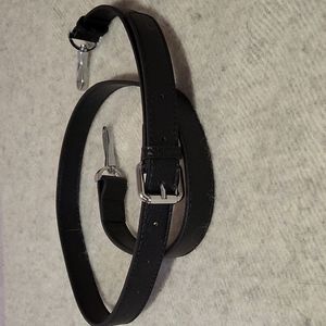 Black Leather Purse Strap